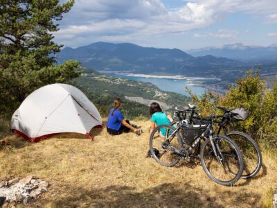 Tour du Lac de Serre Ponçon à Gravel