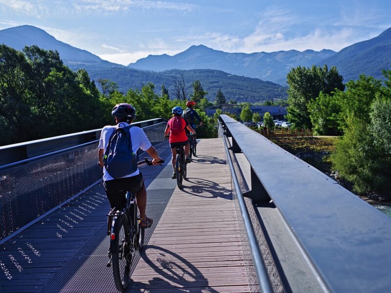 Tour du Lac de Serre Ponçon à VTT-Gravel version camping